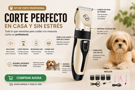 Kit Cortadora para Mascotas: Cuidado Completo en Casa