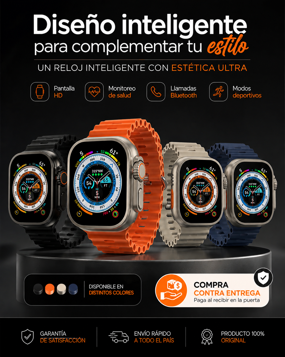 Reloj Inteligente Smartwatch 8 Ultra