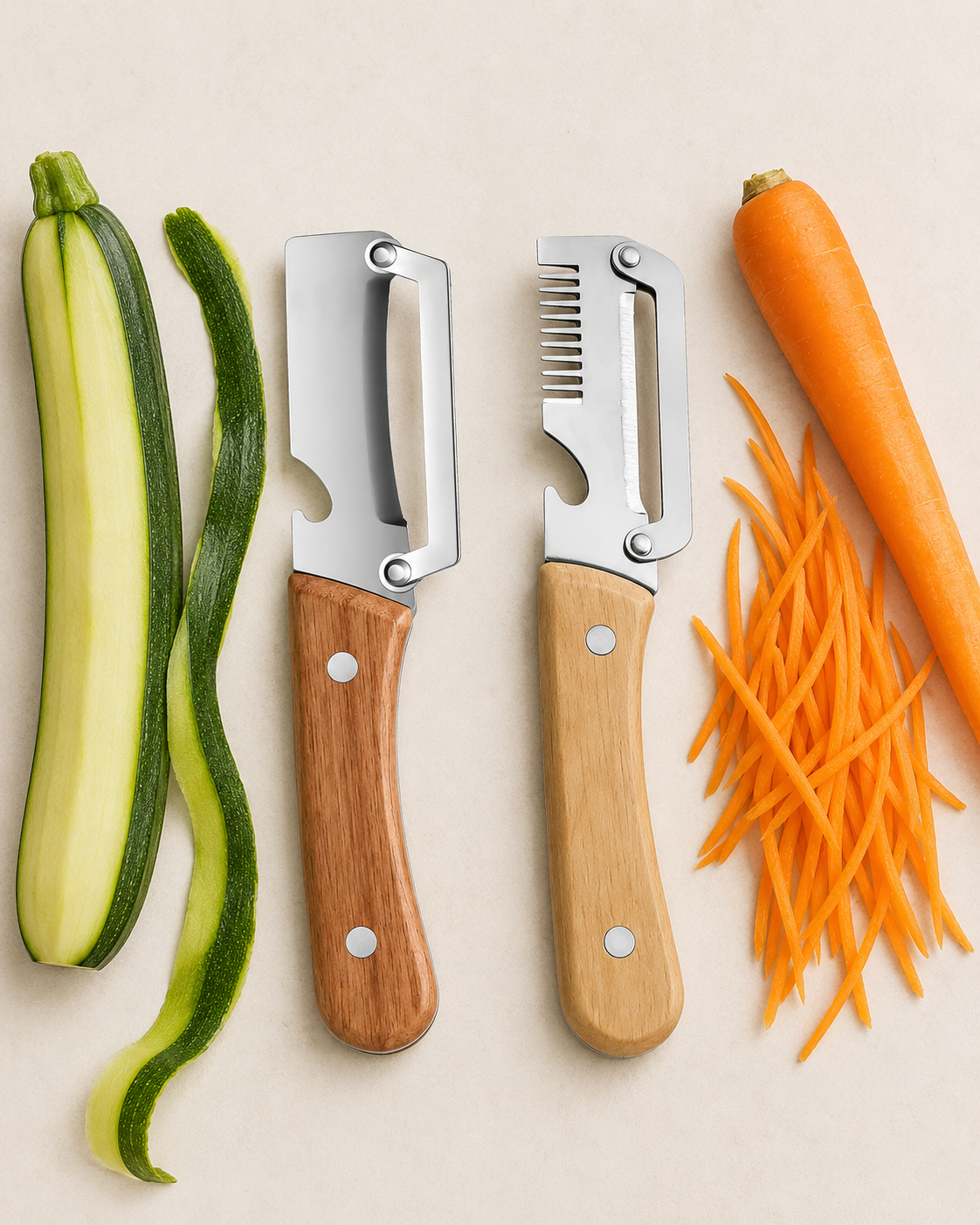 Pelador manual para preparar frutas y verduras